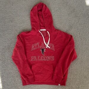 Atlanta Falcons- 47 Brand Vibrant Red Hoodie- Size Medium